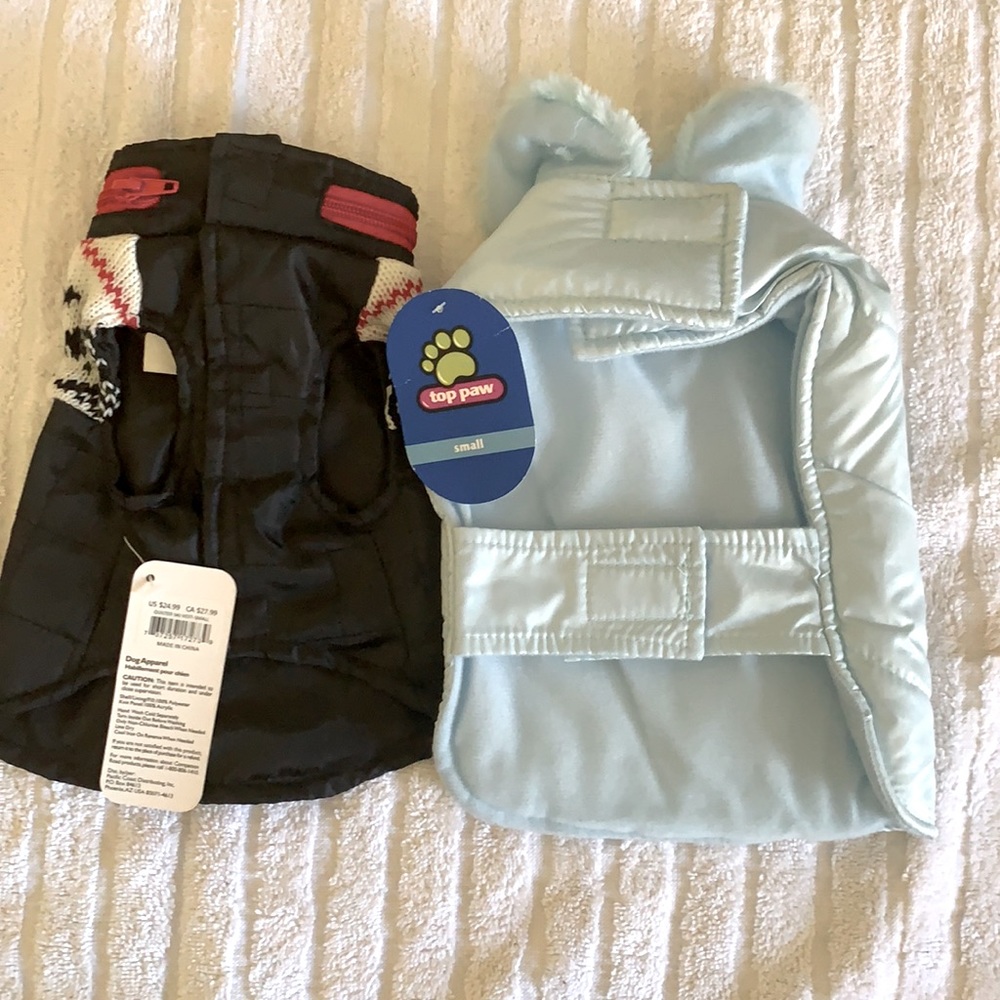 Raincoat jacket for small dog